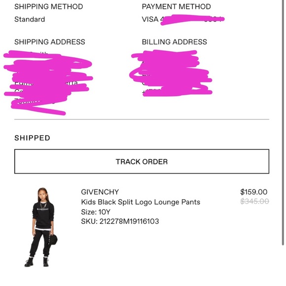 Kids Givenchy Pants - Picture 5 of 5